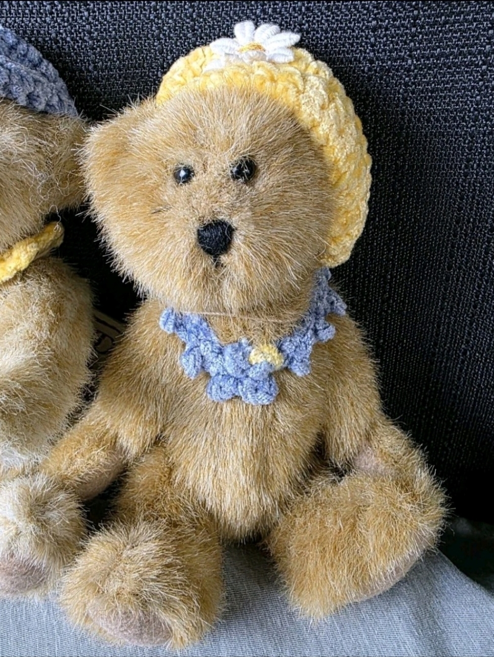 Boyds Bears Coco & Jojo Debearvoire 6" Plush Hats & Such Bears #904076 & #904075 - Picture 3 of 9